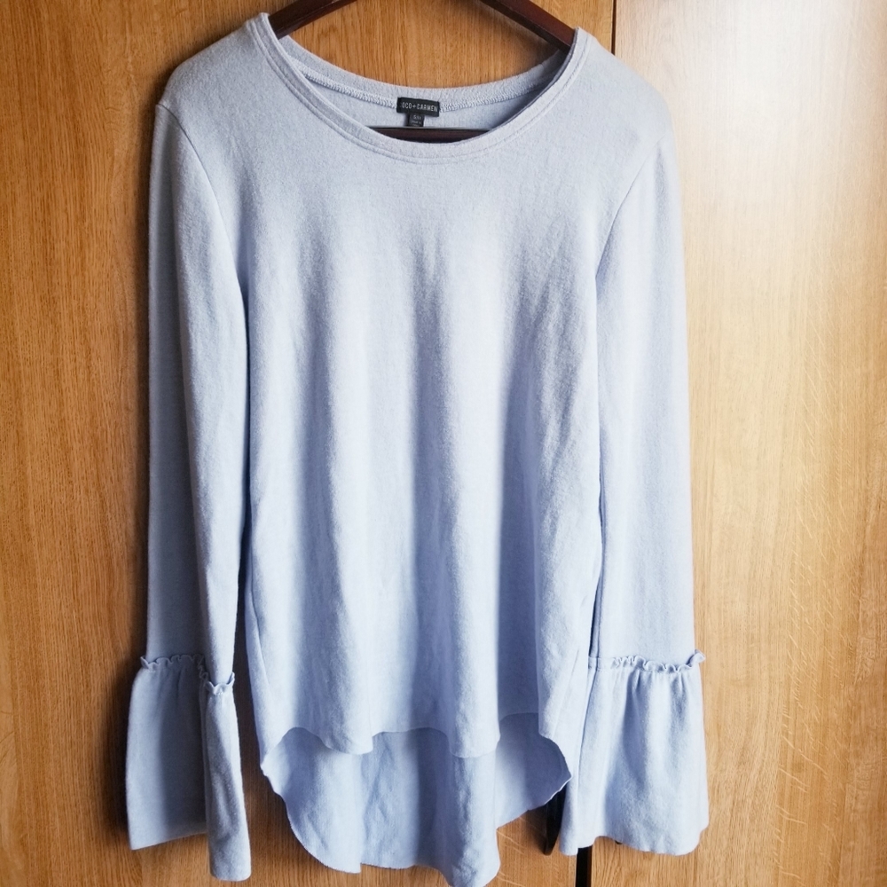 Coco + Carmen Light Blue Bell Longsleeve Sz S/M